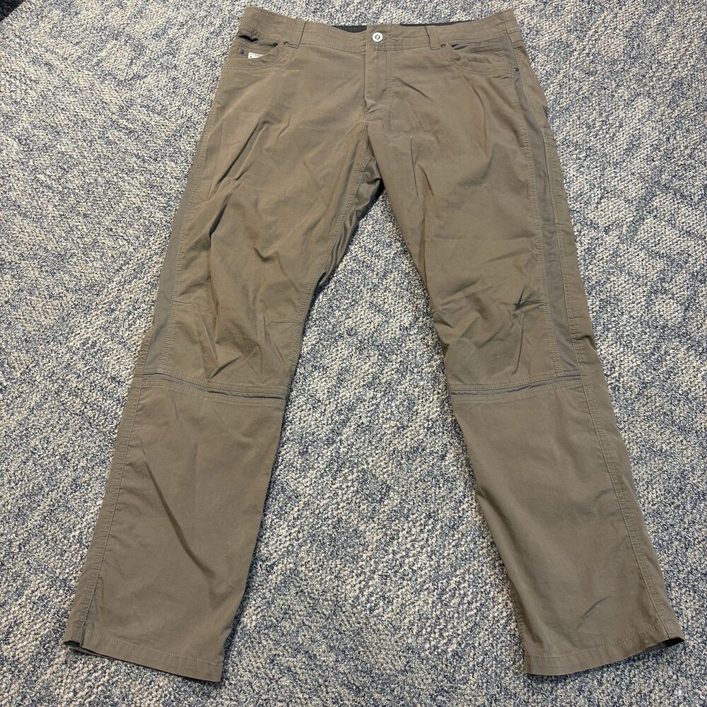 Kuhl Radikl Pants Men's 40x34 Brown Outdoor Hiking Utility Chino Workwear